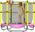 Aseem Trampolín De 59.8 In Para Niños Con Red 4.9 Ft Inte