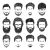 Tecunite 4 Piezas Recortar La Barba Tijeras Set, Preparación