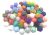 30pcs De Silicona Poliedro Bpa Cuentas Hexágono Liberan Los