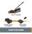 Worx – Cortacésped Inalámbrico De 35.5 Cm Con Capacidad De T