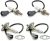 Kwiksen 4pcs Oxygen Sensor Upstream Downstream Del Sensor De