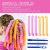 36 Piezas De Los Bigudíes De Pelo Espiral Rizos Styling Kit,