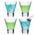 Martini Vasos, Copas De Cóctel Conjunto De 4-sin Pie Del Cóc
