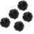 Tecunite Paquete De 5 Mini-tamaño De La Solapa Del Micrófono