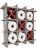 Comfify Rústico Tic-tac-toe Papel Higiénico Soporte Para Bañ