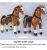 Caballo Mecedor Mecánico Grande Ufree, 44 Pulgadas, Para Mon