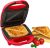 Nostalgia Mini Sandwich Tostadora Compacta Para Sellos De Co