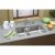Elkay Lustertone Eluhaqd32179 40/60 Plato Doble Fregadero De