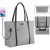 Bolso De Mano Para Laptop Unisex Gris