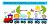 Vinil Decorativo Infantil Tren Con   Animales De La Selva