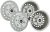 Pacific Dualies 44-1608a Polished Stainless Steel Wheel Simu