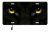 Beabes Negro Pantera Ojos Frente Placa De Cubierta, Animal F