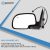 Eccpp Remolque Espejo Para 2000-2002 Conductor Chevy Suburba