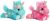 Aurora – Juego De 2 Pufs De Peluche, Diseño De Unicornio Y J