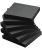 Early Buy Notas Adhesivas De 3 X 3, Color Negro, 6 Almohadil