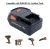 Epowon – Batería De Ion De Litio Para Taladro Ridgid (18 V,