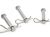 30pcs Chavetas, Heavy Duty Clavija De Enganche, Acero Chapad
