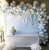 100pcs Blanco Azul Y Plata Globo Garland Y Arco Del Kit, 100