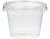 Tazas Para Soufflé O Gelatina Con Tapas, 1 Onza, Translúcida