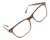 Lentes progresivos pregraduados para lectura vista cansada con filtro luz Azul unisex +2.5 color Caoba