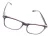 Lentes progresivos pregraduados para lectura vista cansada con filtro luz Azul unisex +2.5 color Vino