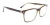 Lentes progresivos pregraduados para lectura vista cansada con filtro luz Azul unisex +2.0 color Caoba