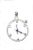 Dije reloj plata 925 + cadena plata 925