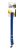 CORREA MED C/ULTRA GRIP Y BANDAS REFLEJANTES AZUL