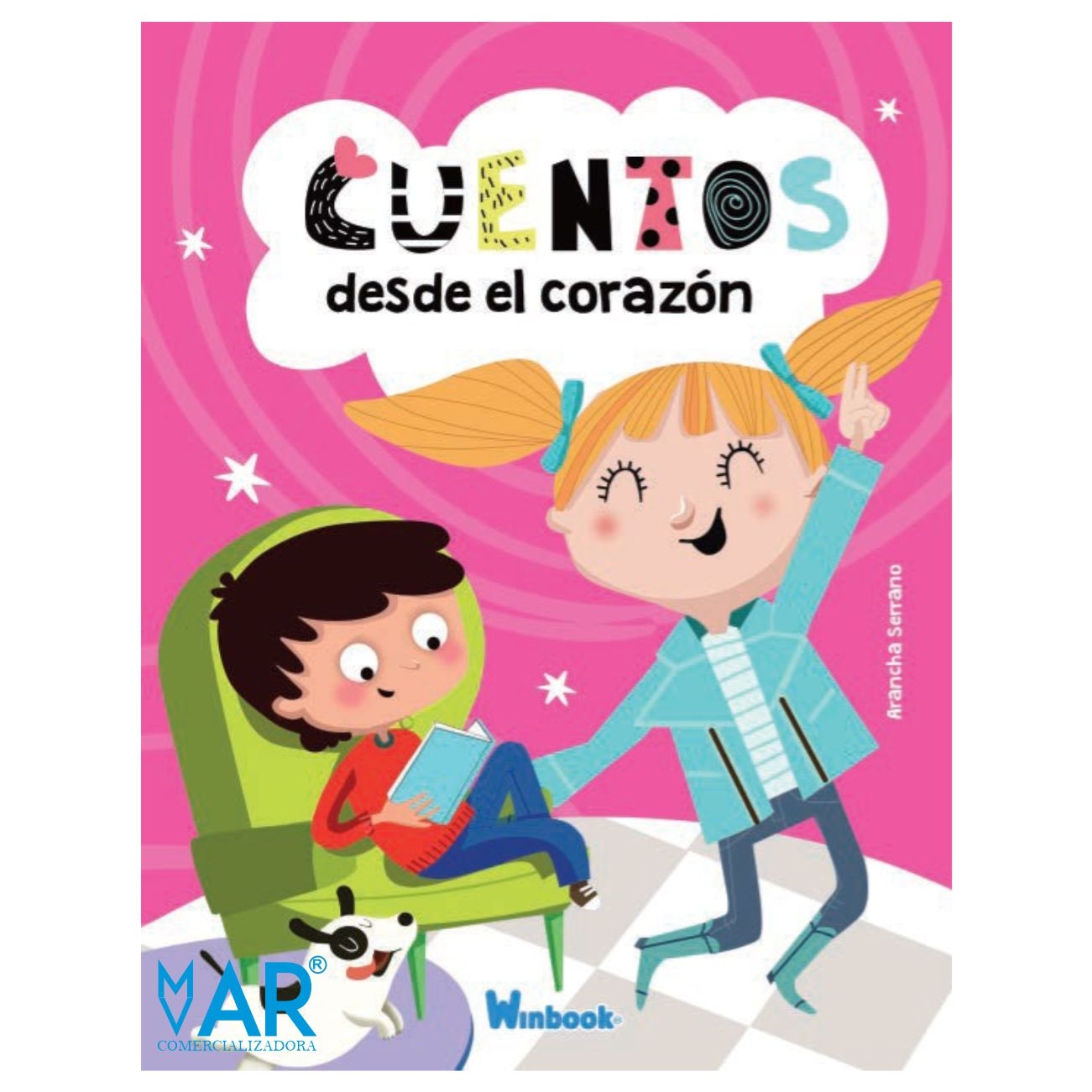 Cuentos desde el corazón, Tapa dura acolchada, libro con valores para preescolares +4 años