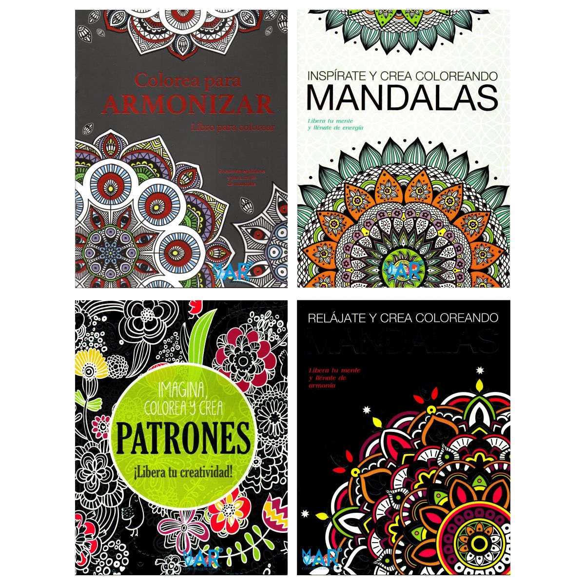 4 Libros de mandalas para armonizar, inspirar, crear y relajar