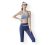 Conjunto deportivo para correr y gimnasio crop top + leggins