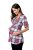 Maternity Confortable Plaid Short Sleeve Shirt