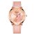 Reloj Curren Análogo 9048 Rosado para Mujer Brillantes Correa de Piel